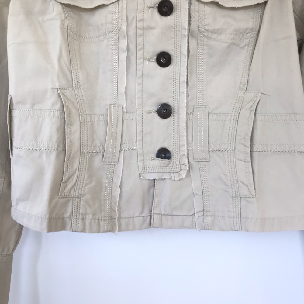 Vintage 2000’s Cotton Raw Edge Jacket - Picture 5 of 13